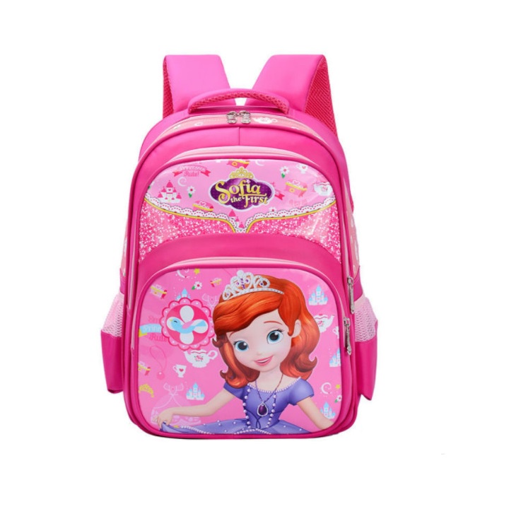 *Size 42cm* Balo học sinh chống gù, chống thấm nước cao cấp - Tặng kèm hộp bút - BL009