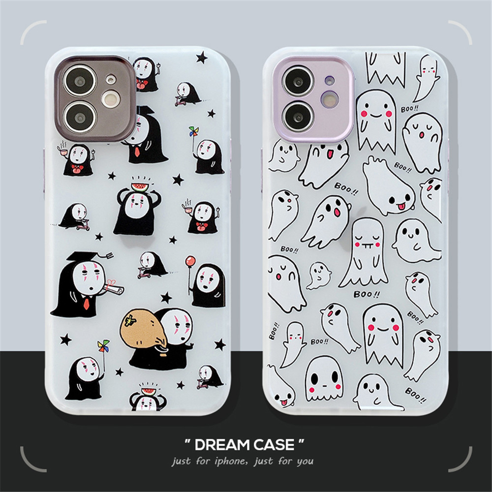 Ốp lưng điện thoại bằng TPU mềm hình Totoro hoạt hình cho IPhone 12pro max 12mini 11Pro Max XS Max XR SE 2020 7 8 Plus | BigBuy360 - bigbuy360.vn