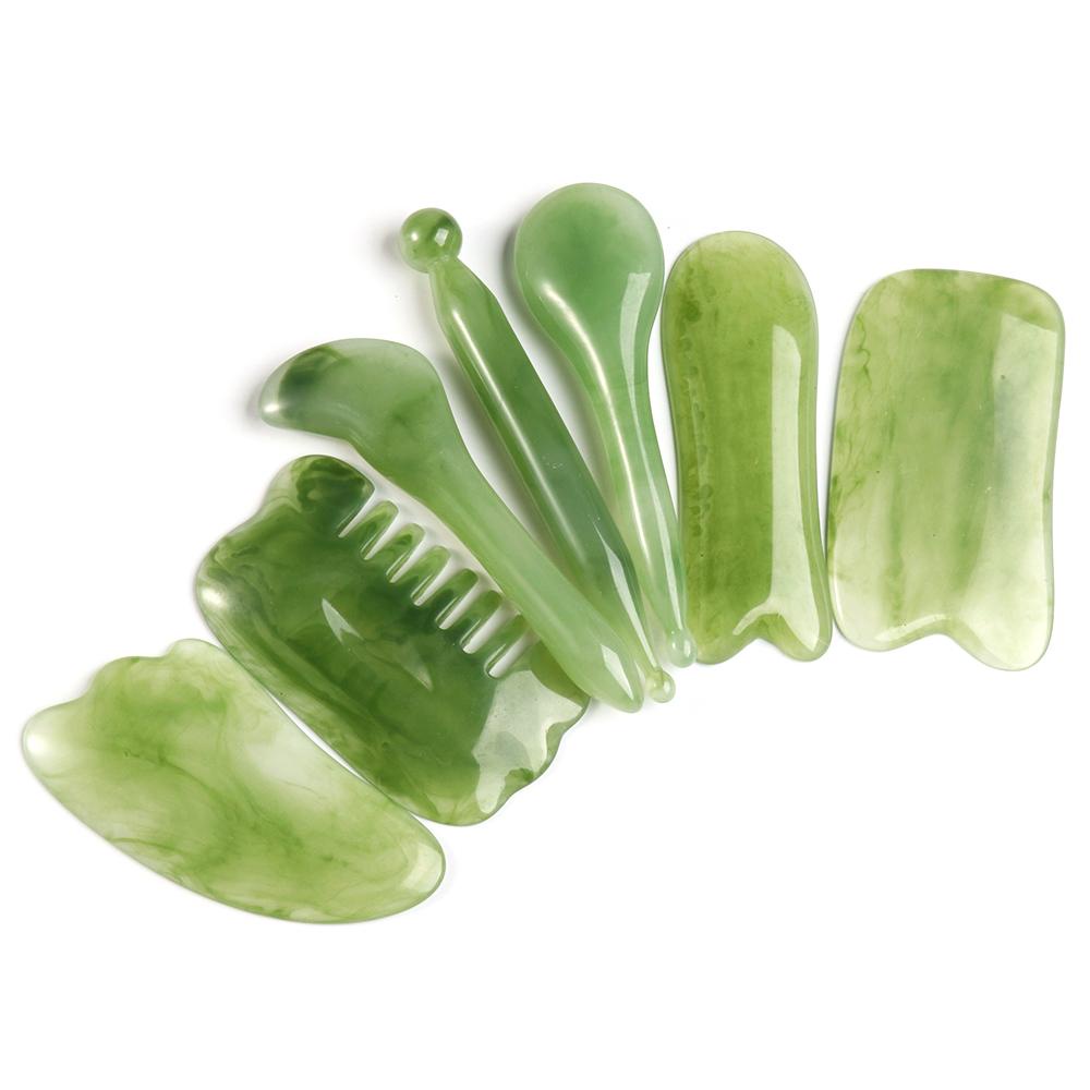 Set 7 Dụng Cụ Mát Xa Cơ Thể Bằng Nhựa Resin Tự Nhiên