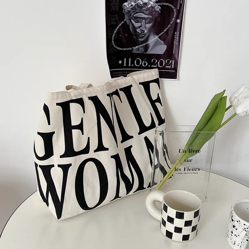 Túi to đeo vai nữ gentle woman hàng QC 2021