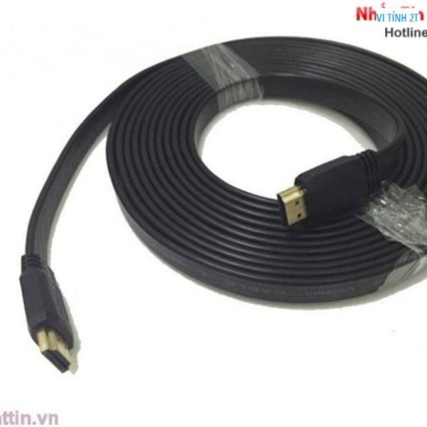 Dây cáp hdmi dài 5m dây dẹp FULLHD