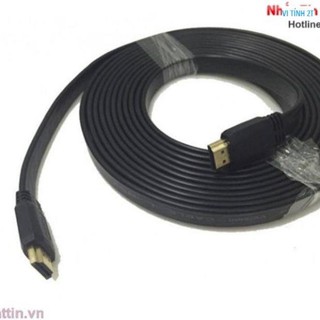 Dây cáp hdmi dài 5m dây dẹp fullhd