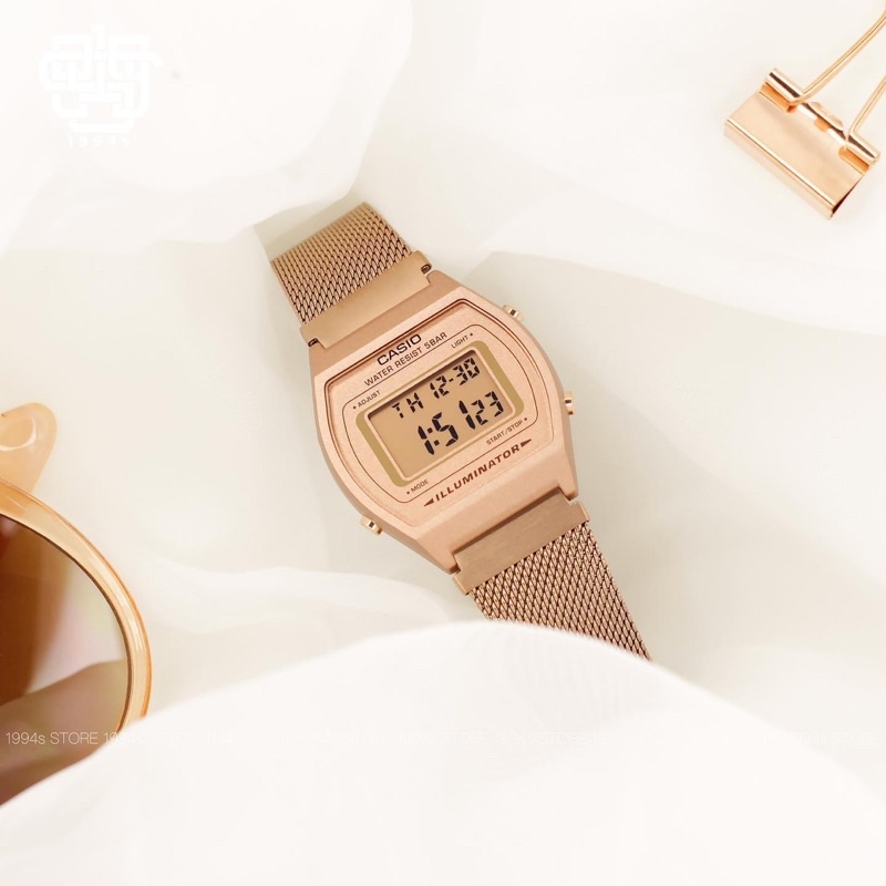 Đồng hồ nữ dây mesh lưới sang trọng b640wmr-5a chính hãng fullbox