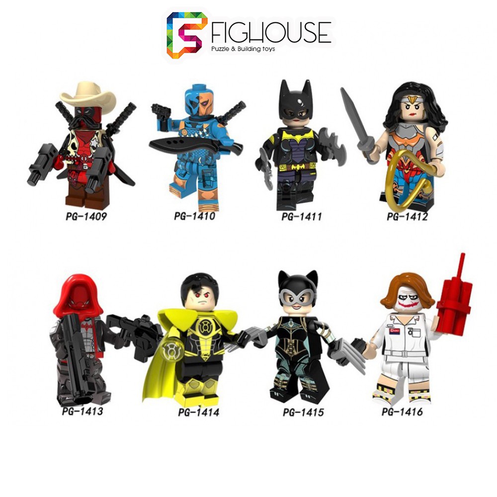 Xếp Hình Minifigures Các Nhân Vật Vũ Trụ DC/Marvel - Đồ Chơi Lắp Ráp non-lego PG8158 [B9]