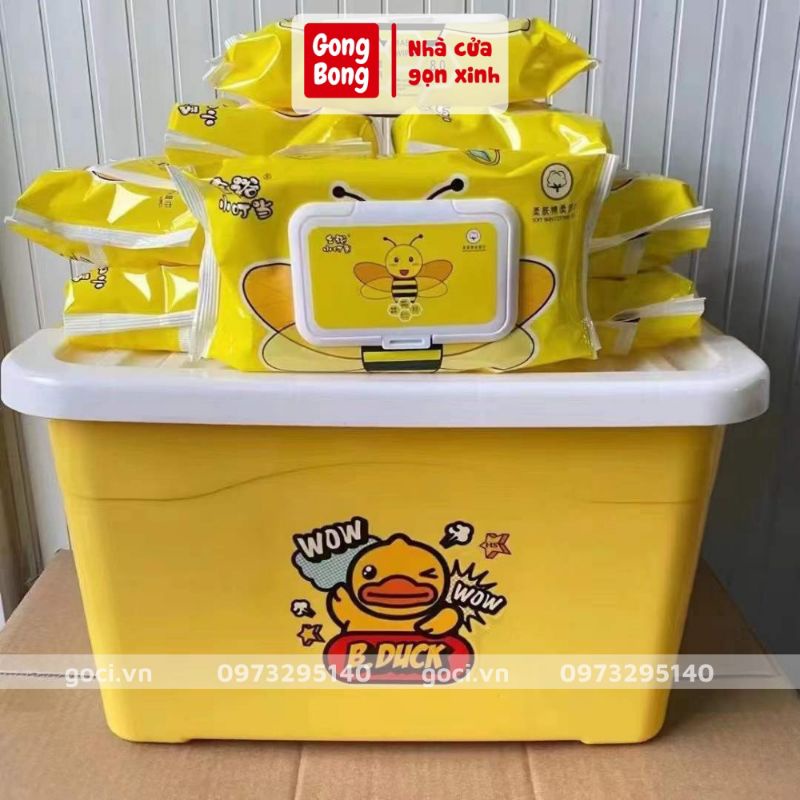 Khăn ướt giấy vịt vàng lẻ 1 bịch