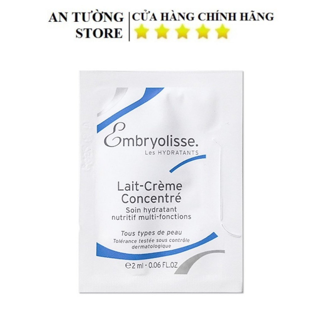 Kem Dưỡng Ẩm Siêu Phục Hồi Da Embryolisse Lait Creme Concentre 2ml