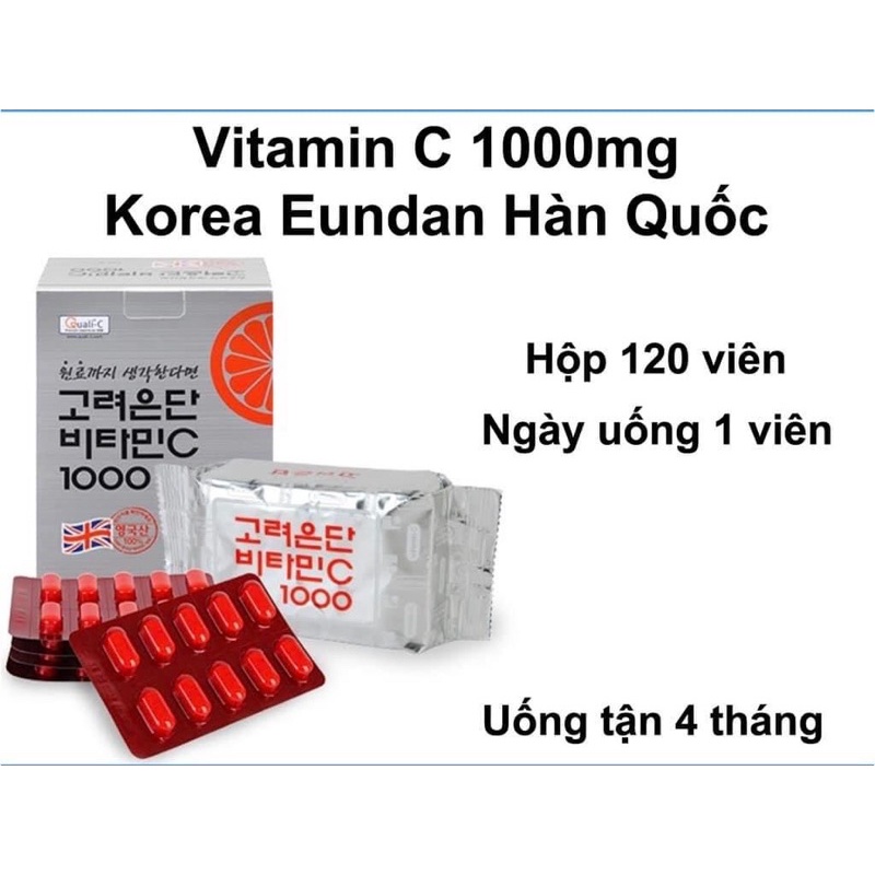 Viên Uống Vitamin C 1000mg Korea Eundan Hàn Quốc