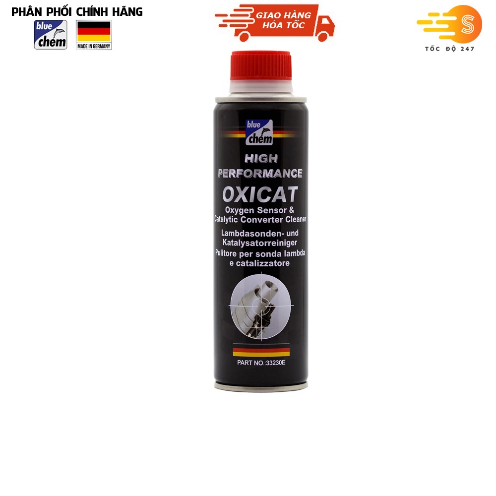 OXICAT - Phụ gia vệ sinh cảm biến oxy và bầu lọc khí thải catalytic Bluechem 33230E