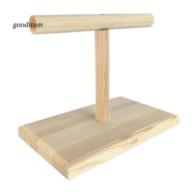 Bệ/Cầu đứng bằng gỗ dành cho chim vẹt