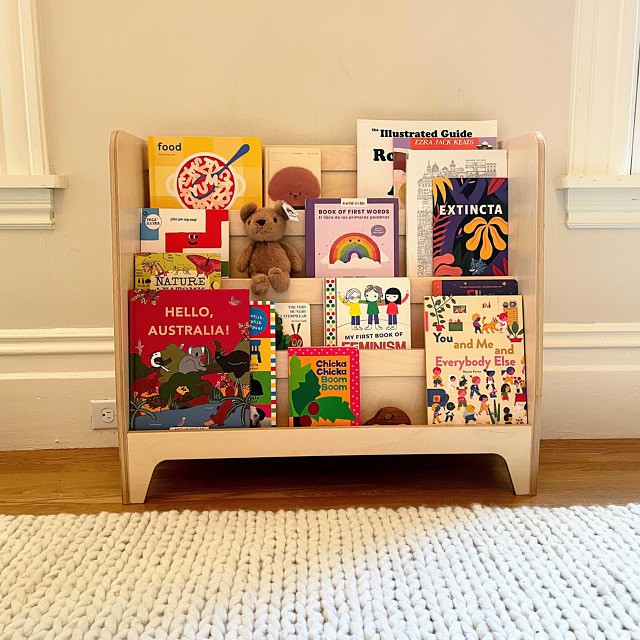 Kệ sách Montessori cho bé, kệ sách trẻ em 4 tầng | BigBuy360 - bigbuy360.vn