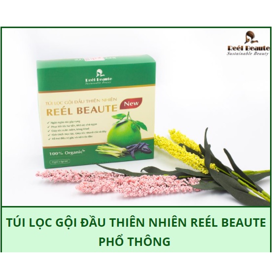 TÚI LỌC GỘI ĐẦU REÉL BEAUTE 100% TỪ THIÊN NHIÊN