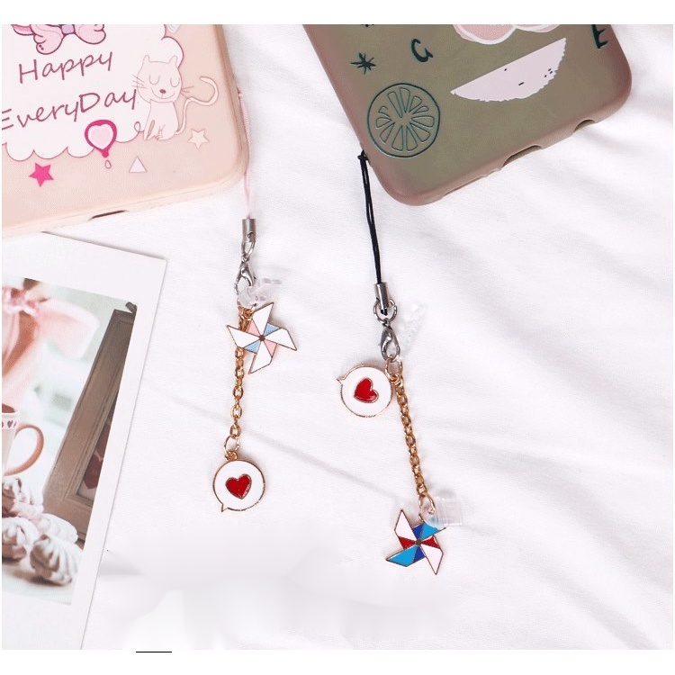 Mobile Nút Bịt Chống Bụi Cho Cổng Sạc Điện Thoại Hình Cối Xay Gió Dễ Thương