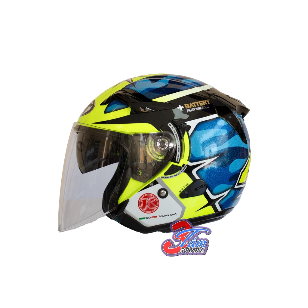 NÓN KYT, NÓN BẢO HỘ KYT 3/4 ESPARAGO 2022 - YWVNX005