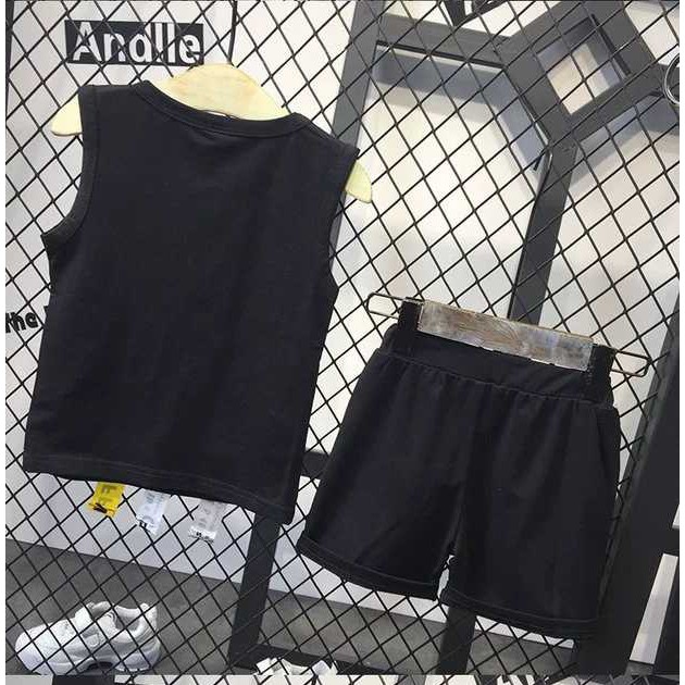 J50 Bộ bé trai dây tua chữ sành điệu