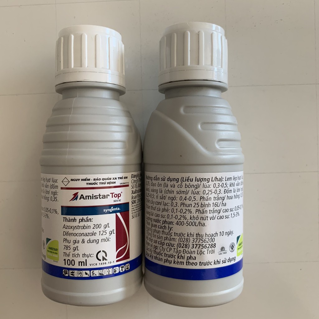 Đặc trị phấn trắng hoa hồng - Amistar Top 325SC