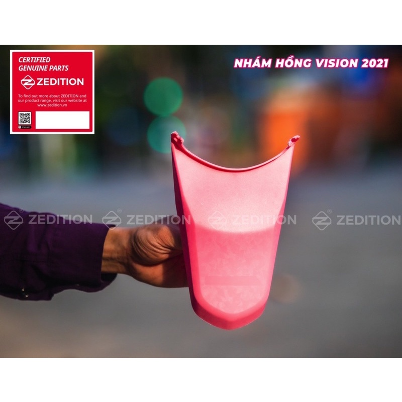 Dàn áo nhựa nhám Vision 2021 Hồng, Xanh Ngọc, Cam chính hãng Zedition . DoChoiXeMay