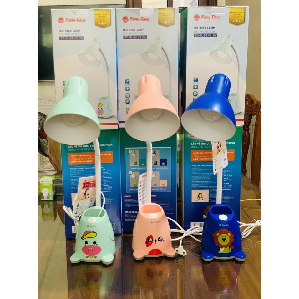Đèn học cho bé chống cận thị RD-RL-24.LED 5W -Hàng Rạng Đông Chính Hãng bảo hành 12 tháng