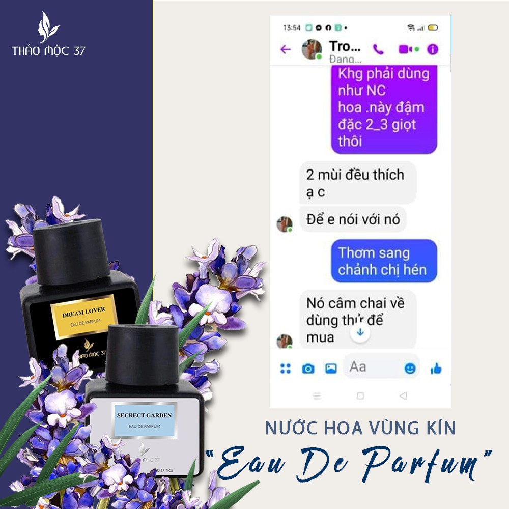 [CHÍNH HÃNG] Combo Nước hoa vùng kín Thảo Mộc 37, thơm ngất ngây, lưu hương 48h | BigBuy360 - bigbuy360.vn
