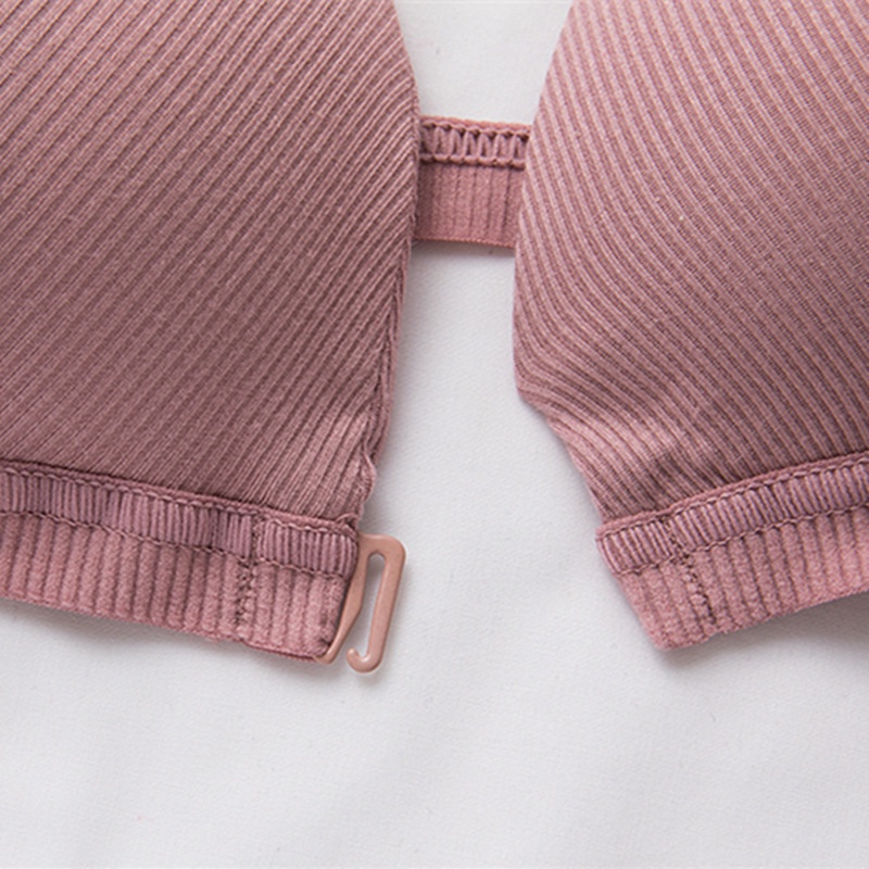 Áo bra nữ 2 dây cài trước - Áo ngực không gọng , mút mỏng chất cotton cao cấp VALICA B715