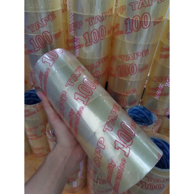 [LỐC 6 CUỘN] Băng keo trong 100 yard