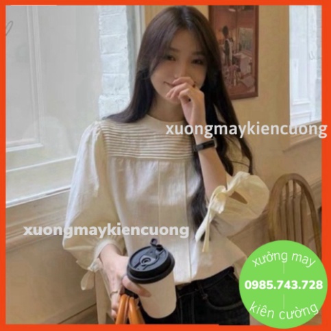 Áo babydoll tiểu thư Ulzzang hàng QCCC A555 kaca hihishophaha xuu_design