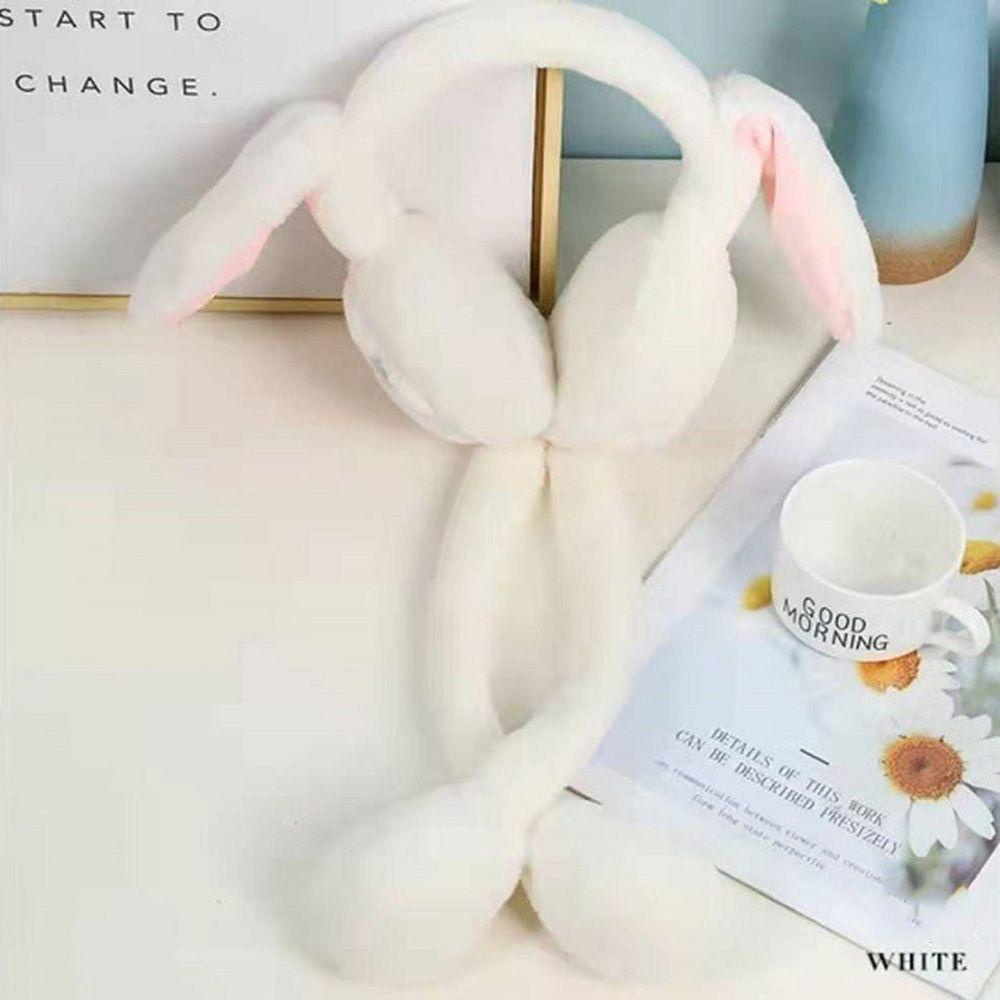 Bông Chụp Tai Giữ Ấm Hình Thỏ Hoạt Hình Đáng Yêu