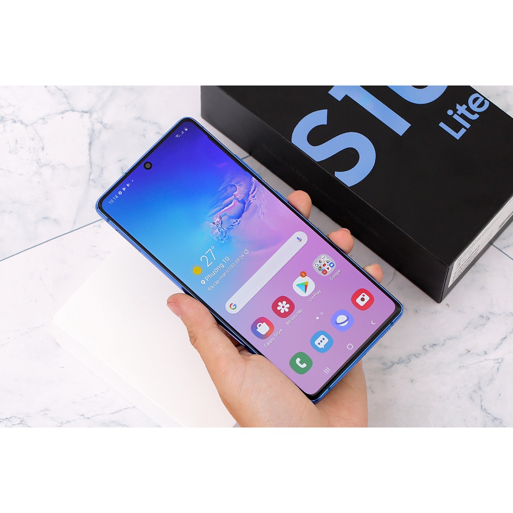 Bộ Kính cường lực Samsung S10 Lite Full viền đen theo máy 9H hãng Gor cao cấp (Tặng mã freeship toàn quốc)