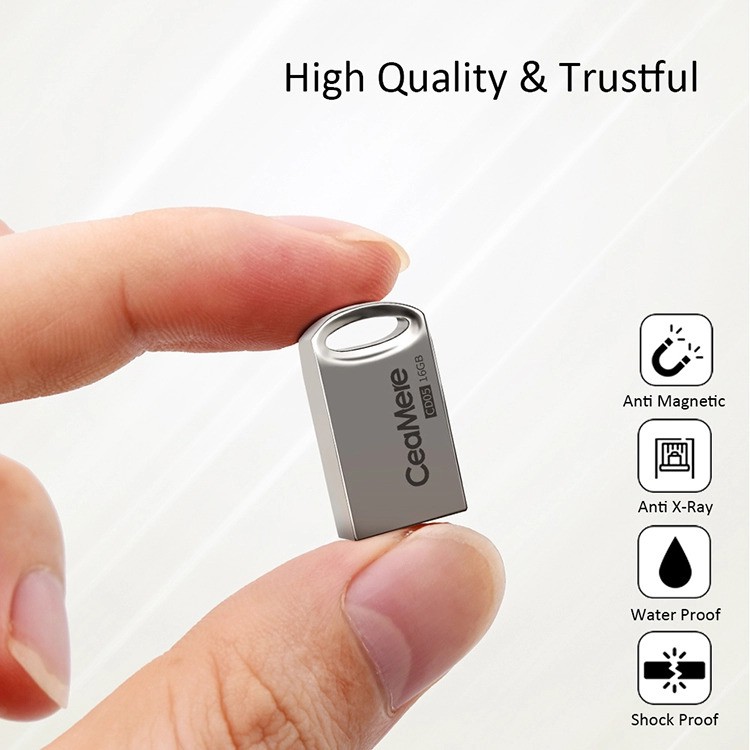 USB 2.0 Ceamere 32GB kim loại nhỏ gọn siêu bền.