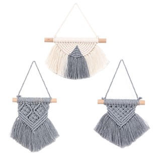 combo 3 macrame handmade treo tường trang trí