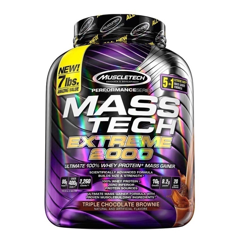 Sữa tăng cân Mass Tech Extreme 2000 (3,2 kg)