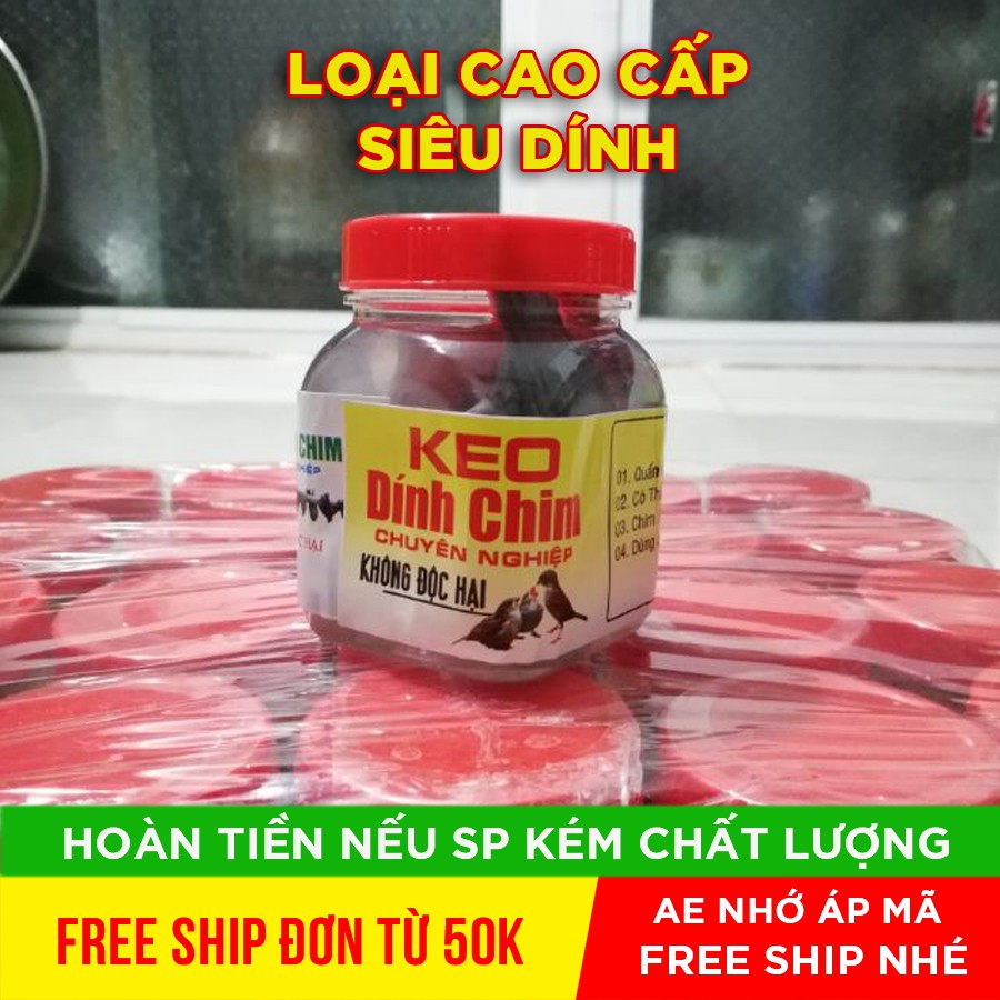 Keo Dính Chim - Keo Bẫy Chim Sẻ, Cu Gáy, Chào Mào