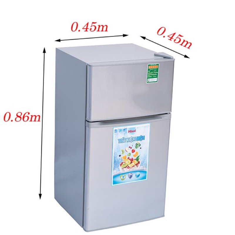 Tủ lạnh mini SINNI 90lít 2 cửa