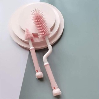 💖Cọ bình sữa silicon 360 độ siêu mềm, con siêu sạch💖