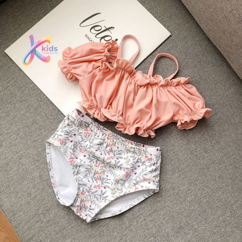 Set bơi 2 mảnh cao cấp cho bé gái