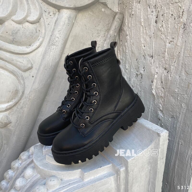 Boots, giày combat boots cổ máy ziczac 5312