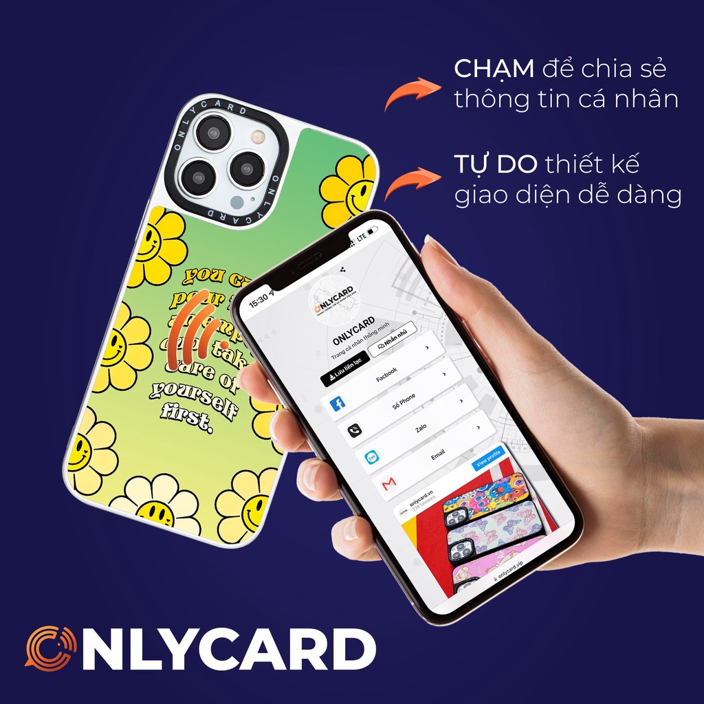 Ốp lưng thông minh ONLYCARD_SUN FOLOWER GREEN_47/Dành cho các dòng IPhone 7/7plus/8/8plus/x/xr/xs/11/12/13/pro/promax