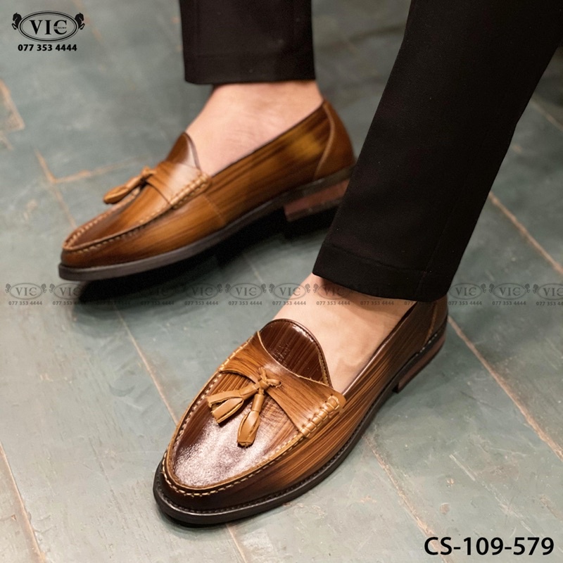 Giày da bò nam nâng chiều cao siêu đẹp, siêu đẳng cấp ,đế GỖ PHÍP giữ From cực tốt CS-109
