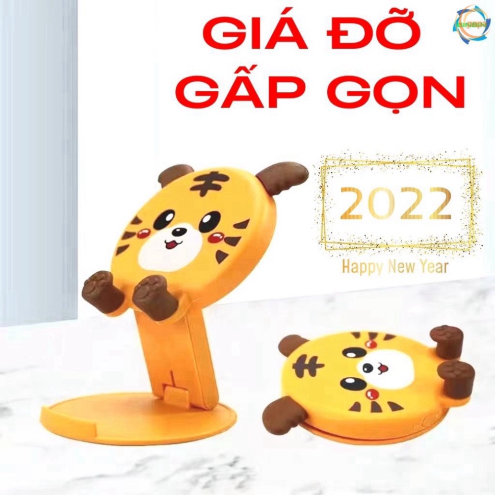 Giá Đỡ Điện Thoại gấp gọn hình thú đế tròn để bàn - Hình Thú Dễ Thương siêu nhẹ đa năng tiện dụng [SKY]