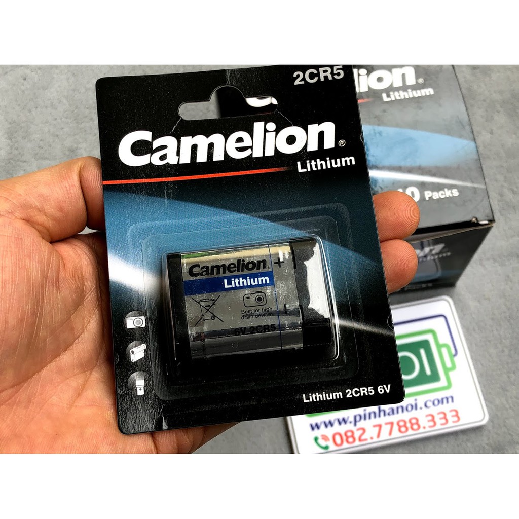 Pin Lithium Camelion 2CR5 6V vỉ 1 viên