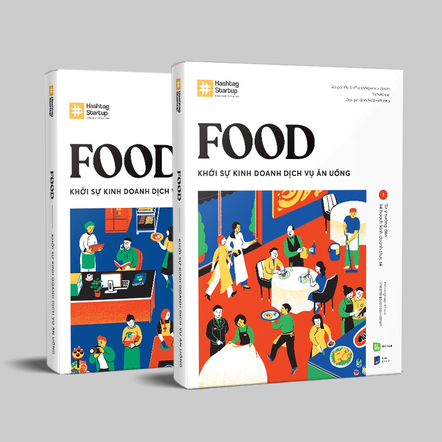 Sách - HASHTAG NO.4 FOOD Khởi sự kinh doanh dịch vụ ăn uống