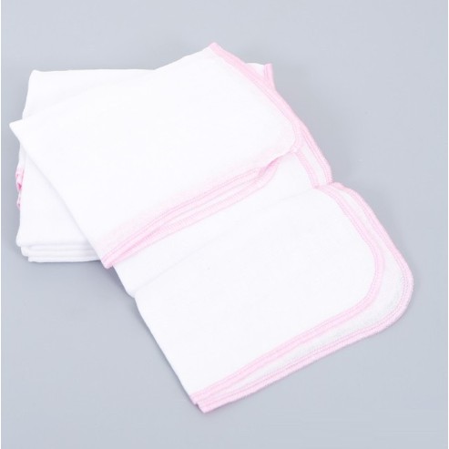 Gói 10 chiếc khăn xô hai lớp siêu thấm chăm sóc cho bé