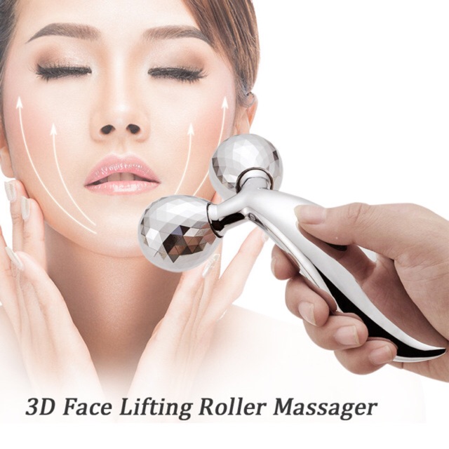 Cây lăn mặt massage tạo khối 3D v line