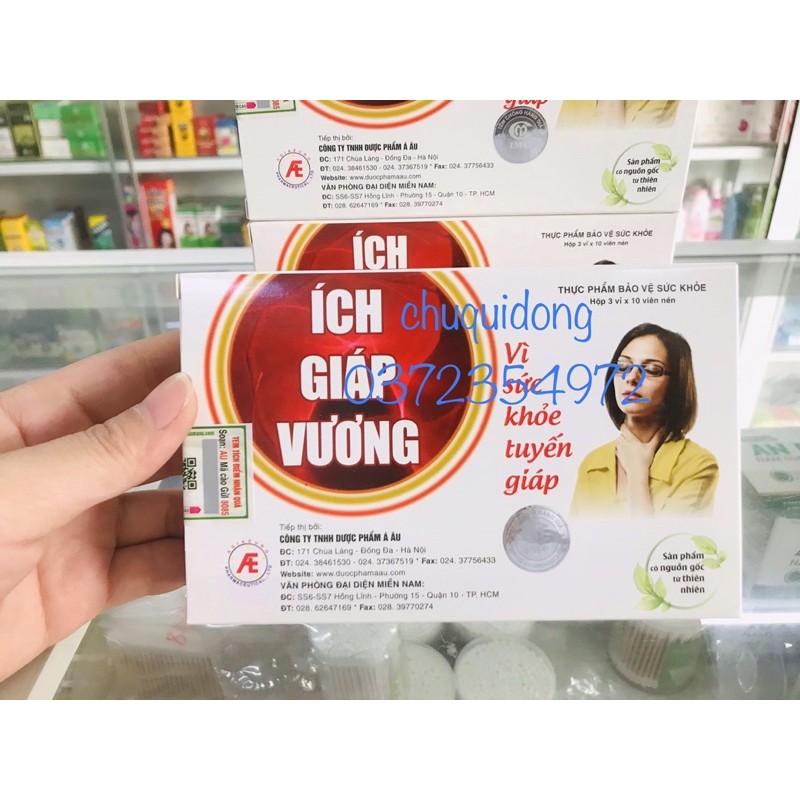 ÍCH GIÁP VƯƠNG hỗ trợ tuyến giáp