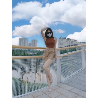 áo ba lổ cổ lọ cao