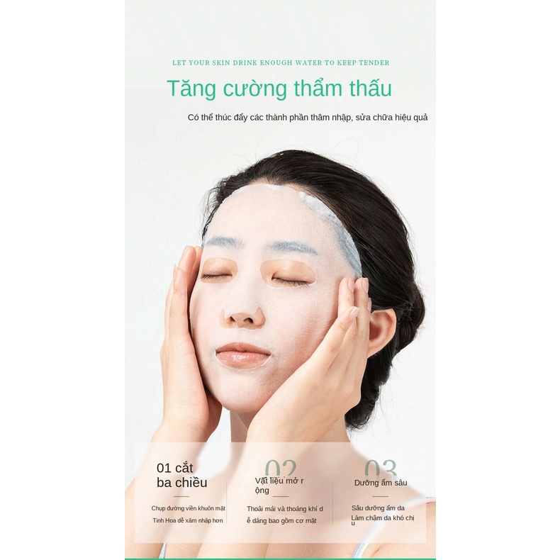 BIOAOUA-Cucumber Centella Asiatica Mặt nạ dưỡng ẩm và làm trắng da-Dưỡng ẩm-Dưỡng ẩm-Chăm sóc-Cải thiện tình trạng khô Mặt nạ | BigBuy360 - bigbuy360.vn