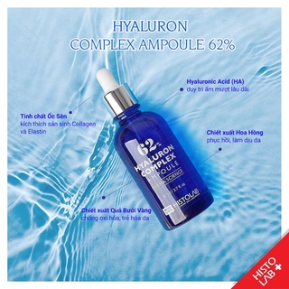 TINH CHẤT CẤP ẨM THIẾT YẾU - HYALURON COMPLEX AMPOULE 62% HISTOLAB