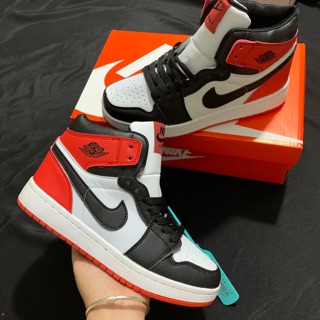 Giầy Jordan Air 1 Cao Cổ Đỏ Đen Hàng Đẹp 2020