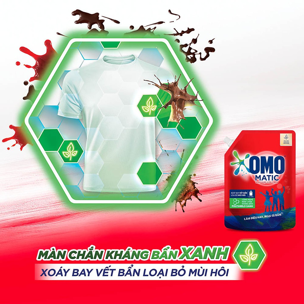 Nước giặt OMO Cửa Trên Túi 4kg/3,1kg