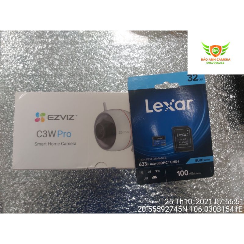 camera c3w pro + Thẻ nhớ 32G
