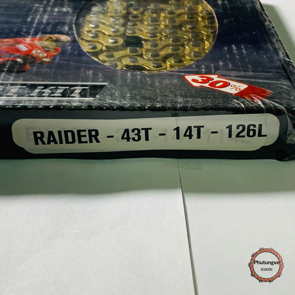 NHÔNG SÊN ĐĨA RAIDER XĂNG CƠ